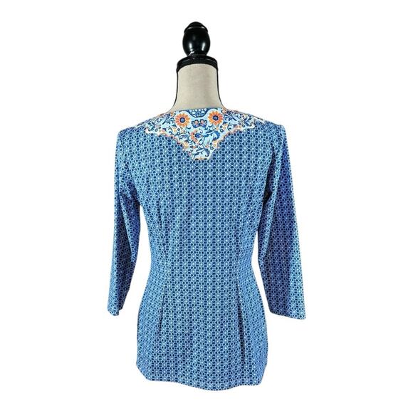 J. McLaughlin Floral Tunic Top - Picture 3 of 4